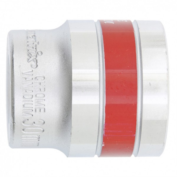 Головка торцевая, 30 мм, шестигранная, CrV, под квадрат 1/2, хромированная Matrix 13130