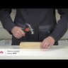 Молоток-гвоздодер мини, фибергласовая двухкомпонентная рукоятка, 250 г Matrix 10444