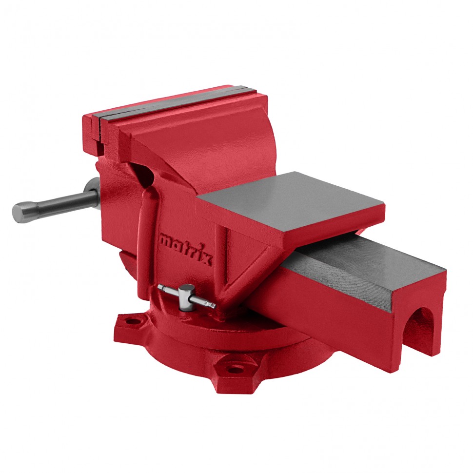 Тиски слесарные, 150 мм, поворотные, с наковальней Matrix 18602 по цене ...