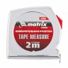 Рулетка Chrom,2 м x 13 мм,хромированный корпус Matrix 31032