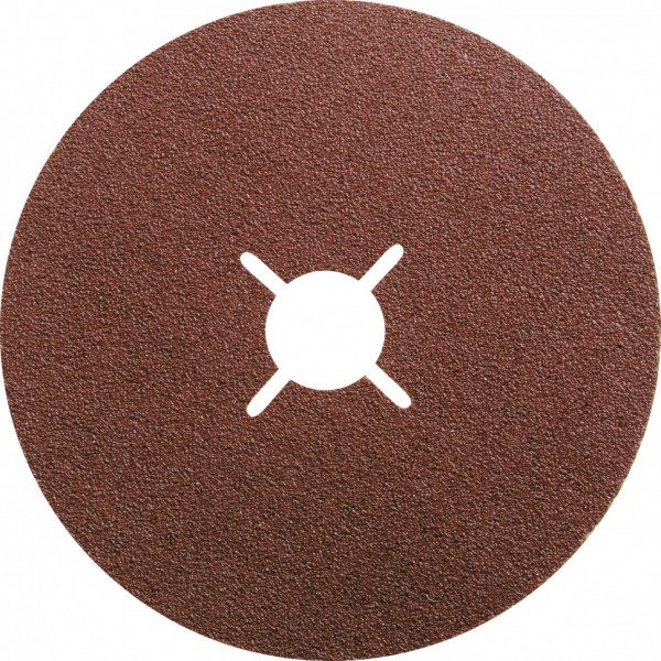 Круги фибровые 5 шт, Р 80, 180 х 22 mm Matrix 73922