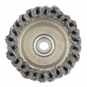 Щетка для УШМ Heavy Duty, 100 мм, М14, чашка, крученая проволока 0.5 мм Matrix 74672