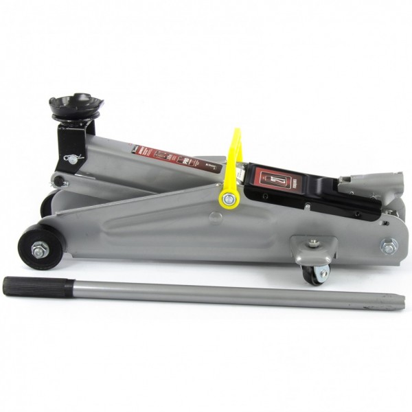 Домкрат гидравлический подкатный, 2 т, высота подъема 135-385 мм, в пластиковый кейсе Matrix 51028