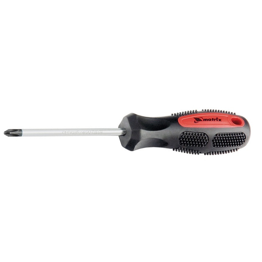 Отвертка Anti-Slip, PH2 х 38 мм, CrV, двухкомпонентная рукоятка Matrix 12234