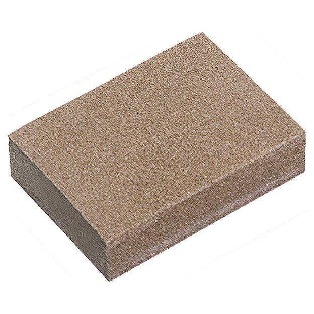 Губка для шлифования, 125 х 100 х 10 мм, мягкая, 3 шт, P 60/80, P 60/100, P 80/120 Matrix 75715