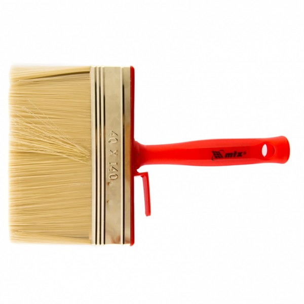 Кисть-ракля, 40 х 140 мм, искусственная щетина, пластмассовый корпус, пластмассовая ручка MTX 84128