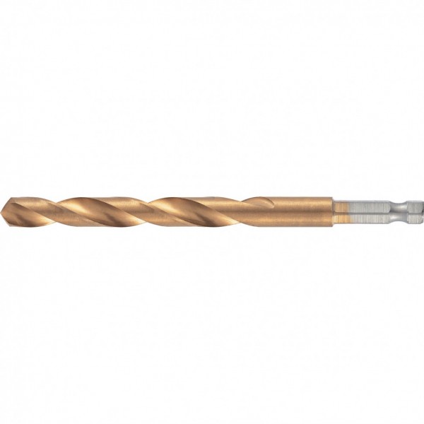 Сверло по металлу, 4 мм, HSS, нитридтитановое покрытие, шестигранный хвостовик Matrix 717402
